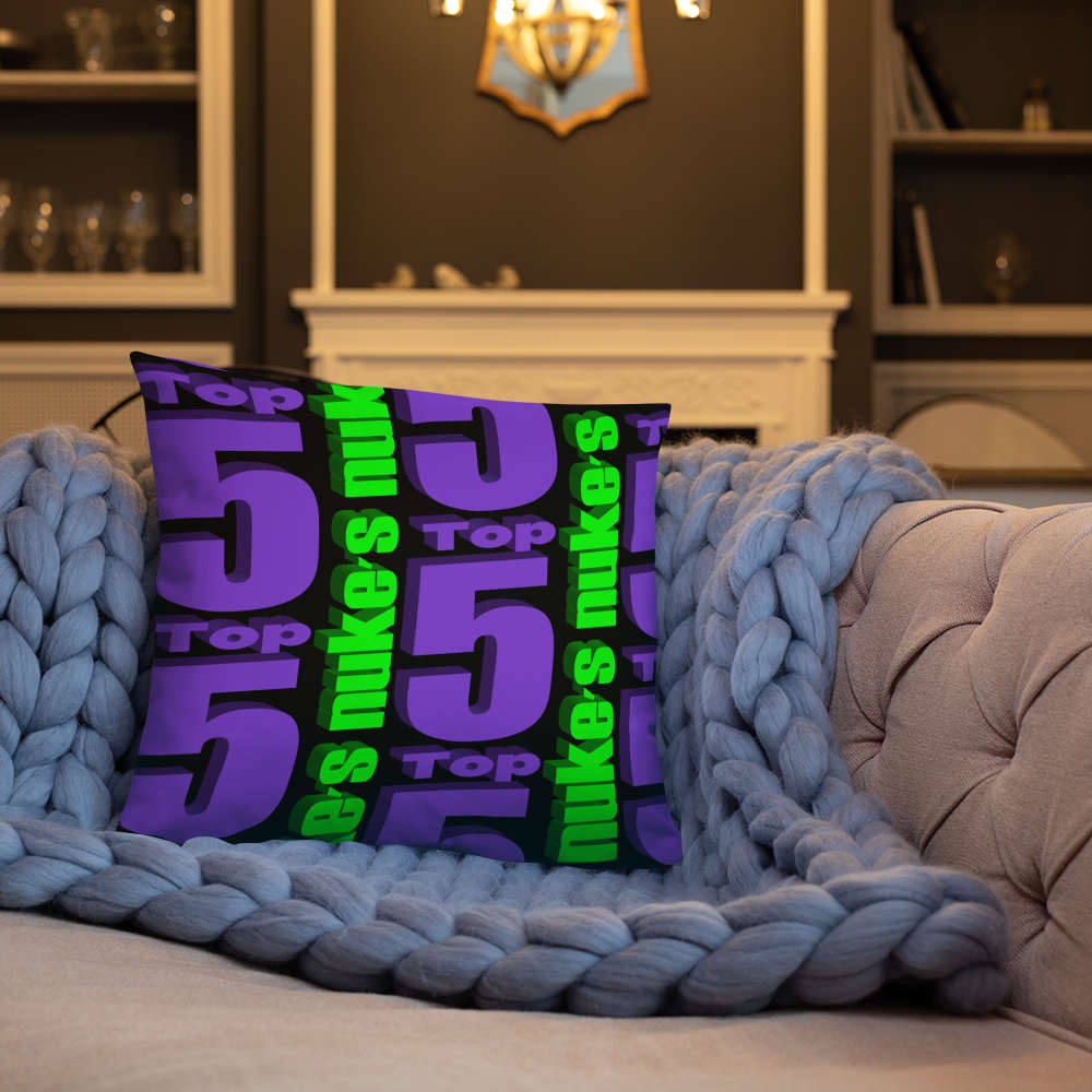 Nuke's Top 5 Throw-Pillow