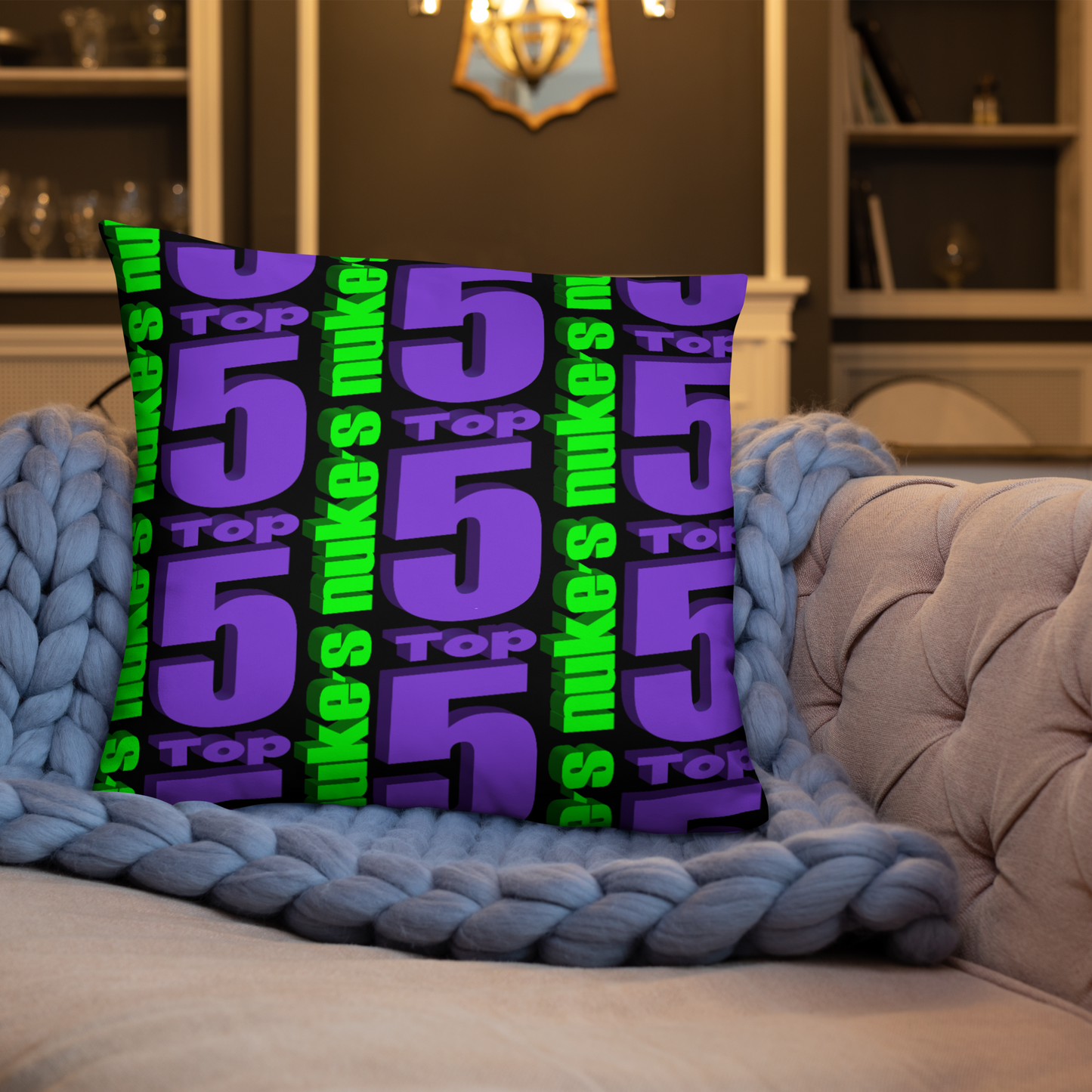 Nuke's Top 5 Throw-Pillow