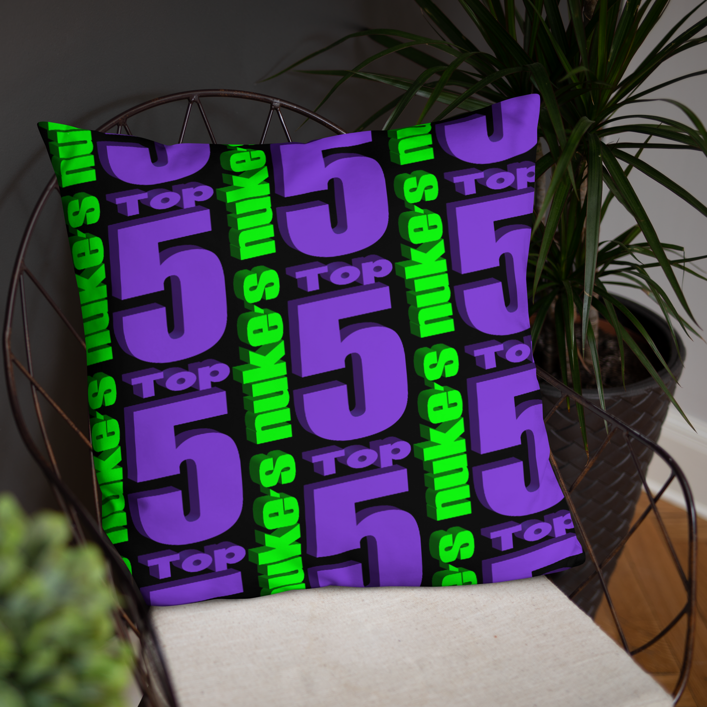 Nuke's Top 5 Throw-Pillow