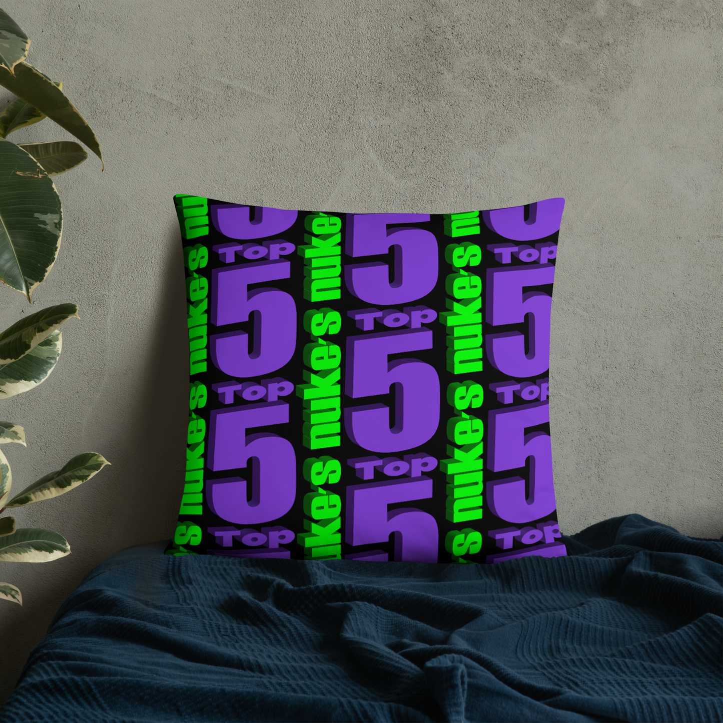 Nuke's Top 5 Throw-Pillow